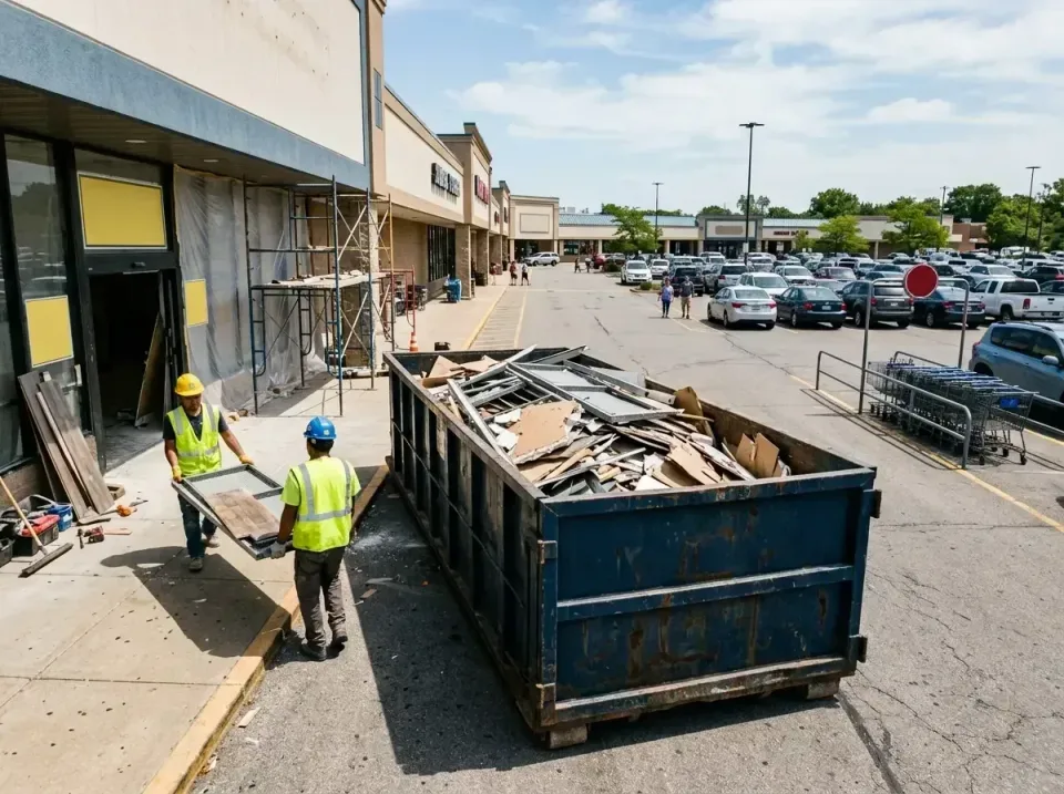 retail-store-renovation-debris-003 — frequently asked questions, Roll-off Dumpster Rentals in Franklin Center, NJ